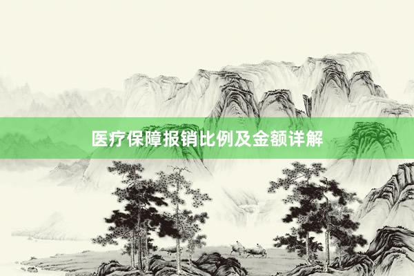 医疗保障报销比例及金额详解